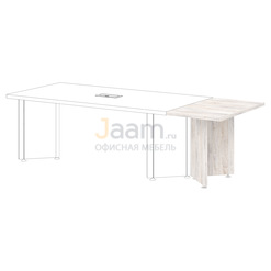 Кабинет руководителя Столешница приставная S-103