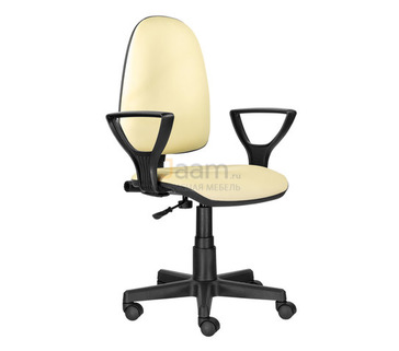 Кресло для персонала BRABIX Prestige Ergo MG-311 кожзам. бежевое