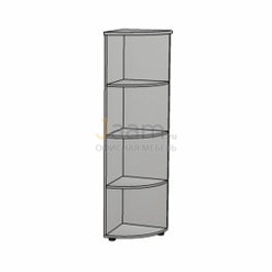 Мебель для персонала Стеллаж угловой открытый ЛФ203