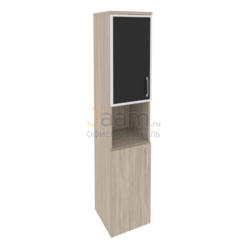 Мебель для персонала Офисный шкаф высокий узкий левый O.SU-1.4RB(L)