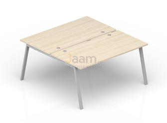Мебель для персонала Составной стол на 2 рабочих места (4 громмета) AR2TG128