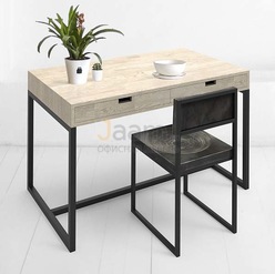 Мебель для персонала Стол рабочий METALFRAME с ящиком OAK