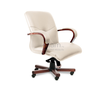 Кресло для руководителя MERCURY B кожа+кож.зам.