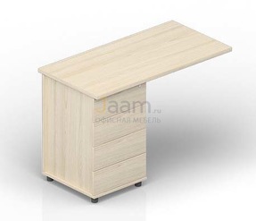 Мебель для персонала Офисная тумба приставная UDP41260