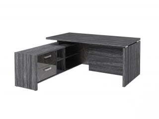 Стол руководителя с опорной тумбой Festus FI-117L.GG 1700x1800x750