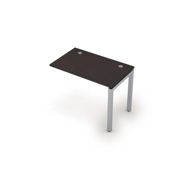 6МБК.5167 Линейная бенч-система, конечный модуль (1000x600x750) (Венге/Алюминий матовый)