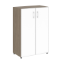 Шкаф для документов со стеклом белым LT.ST-2.4 R white