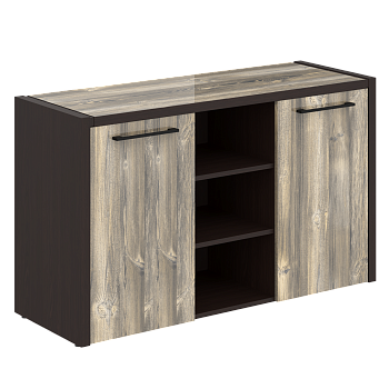 Тумба с фригобаром в кабинет руководителя серии Morris MTF 140 1400x492x828