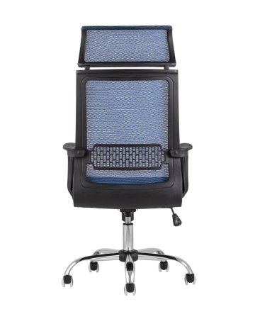 Кресло офисное TopChairs Style голубое (Компьютерное кресло Style голубой)