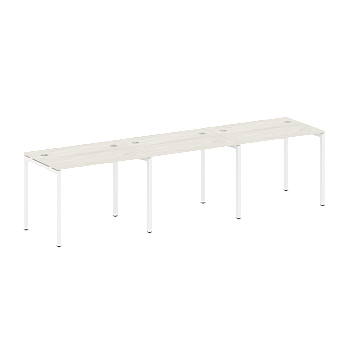 Рабочая станция на 3 раб. места Metal System Style БП.СМ-3.1 3000x720x750