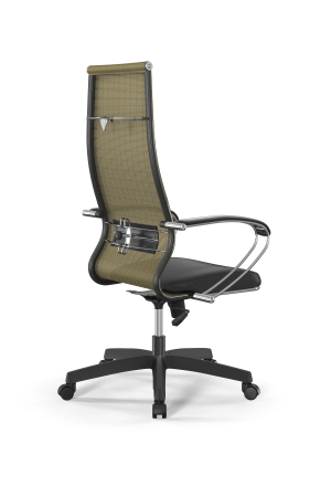 Кресло для руководителя Метта Sit 10 B1-163K - T+Extra /Km00/Wm12/K1cL(M09.B02.G15.W01) (Золотой | Черный)