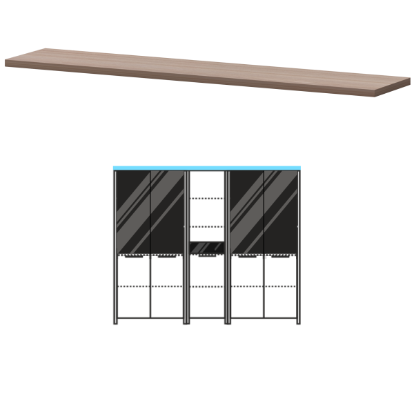 Топ Акцент КТ-75.38 2180x441x38