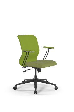 Кресло для руководителя Метта Sit 8 Mr4-4T - Vivaldi /Uh00/Wh12/T4mV-b(M09.B11.G19.W02) (Оливковый)