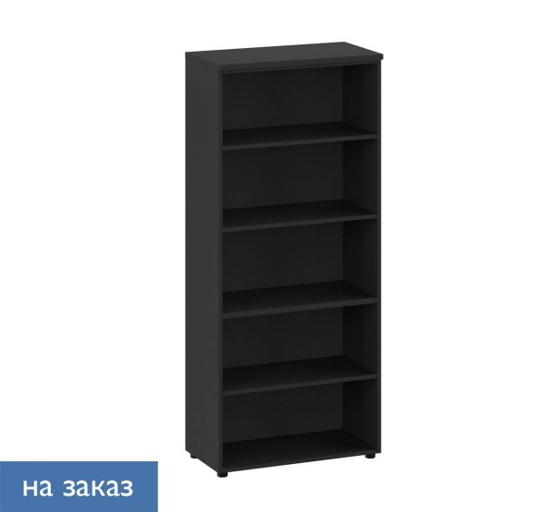 FLEX Шкаф высокий открытый (Графит)