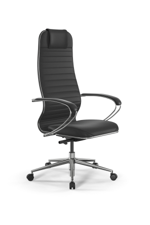 Кресло для руководителя Метта SynchroSit 10 B1-117K - Extra /Um02/Wm12/K1cL(M23.B23.G18.W02) (Черный)