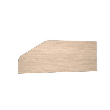 2БР.003 Барьер перегородка 1200x16x430 (Дуб)