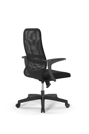 Кресло для руководителя Метта Sit 8 B2-8U - X1+UMF(X1) /Uh00/Wh00/U1mL-b(M09.B02.G15.W01) (Черный)