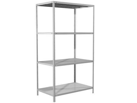 Стеллаж металлический MS Standart 185/100x60/4 (Серый)