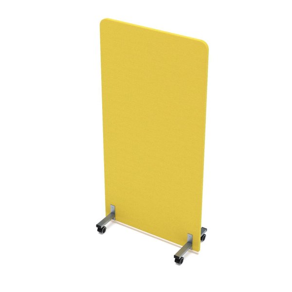 Акустическая мобильная перегородка SOFTOffice 011.МП.8016 800x377x1600 (Lemon)