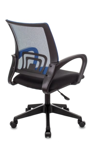 Кресло офисное TopChairs ST-Basic сетка/ткань синий (Компьютерное кресло ST-Basic синий)