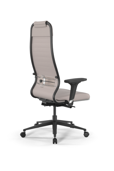 Кресло для руководителя Метта SynchroSit 10 B1-117D - Extra /Um02/Wm12/D02P(M23.B11.G19.W02) (Светло-бежевый)